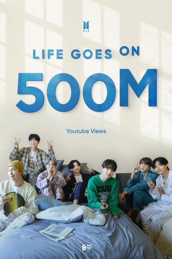 BTSのミュージックビデオ「Life Goes On」